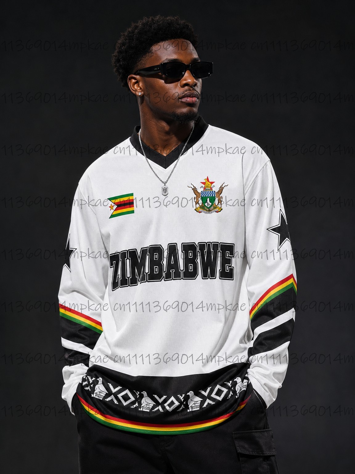 Street Fashion In China - Autumn Zimbabwe Ethnic Street Style Printed