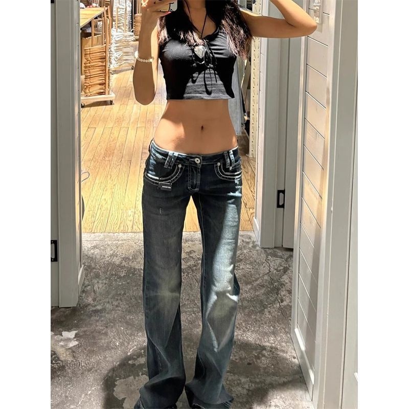 Bootcut Jeans Women Y2K Fashio - Street Fashion Week review and price