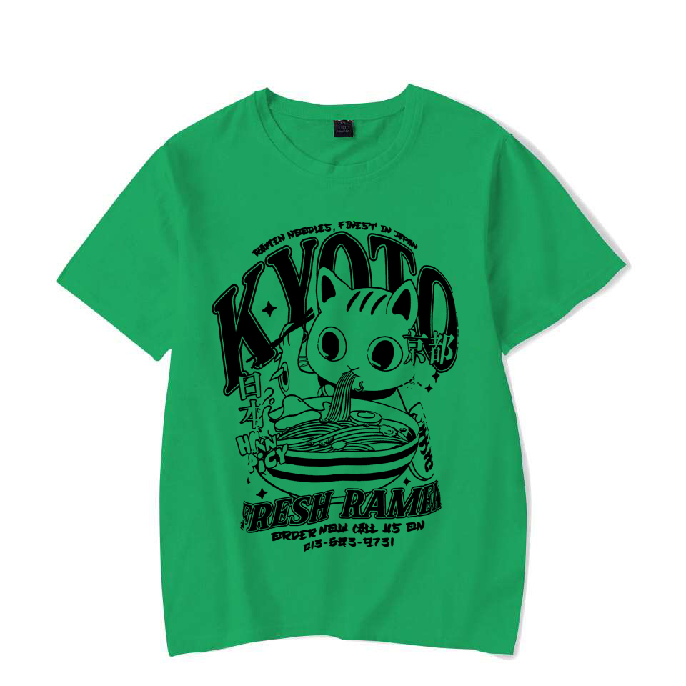Cute Kyoto Cat Print Men Woman - Street Fashion Kyoto review and price