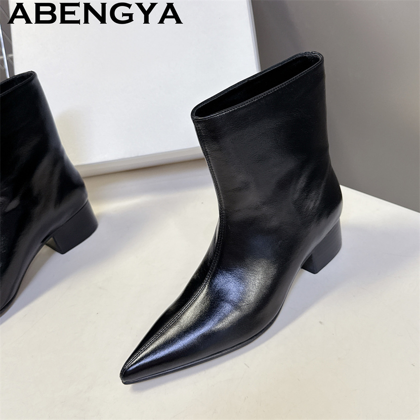 Brown Black Genuine Leather Po - Street Fashion Week review and price