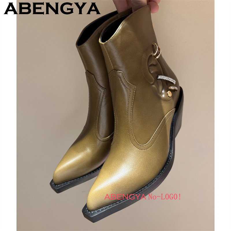 Quality Genuine Leather Chunky - Street Fashion Week review and price