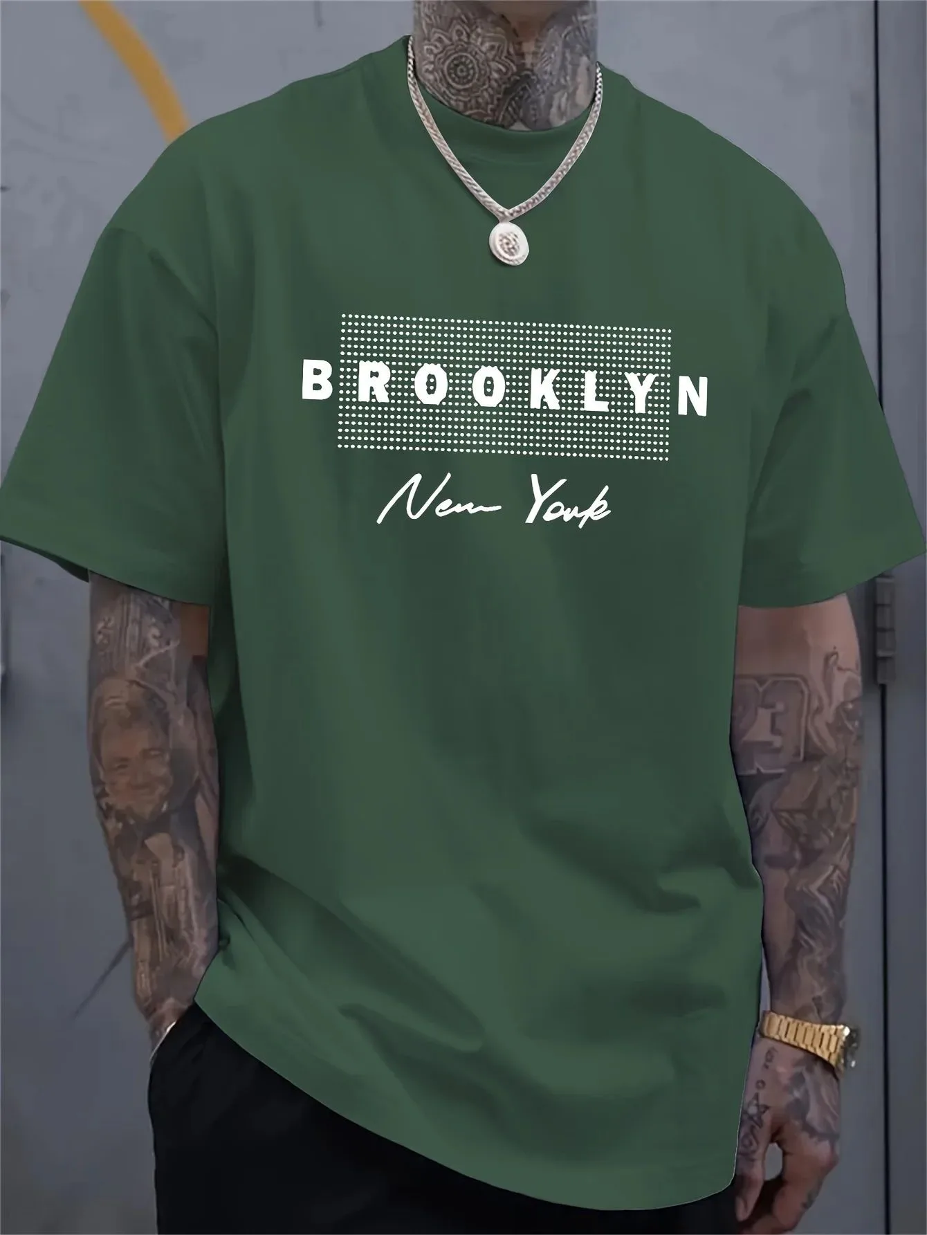 Men's New York Letter Printed  - Street Fashion In New York review and price