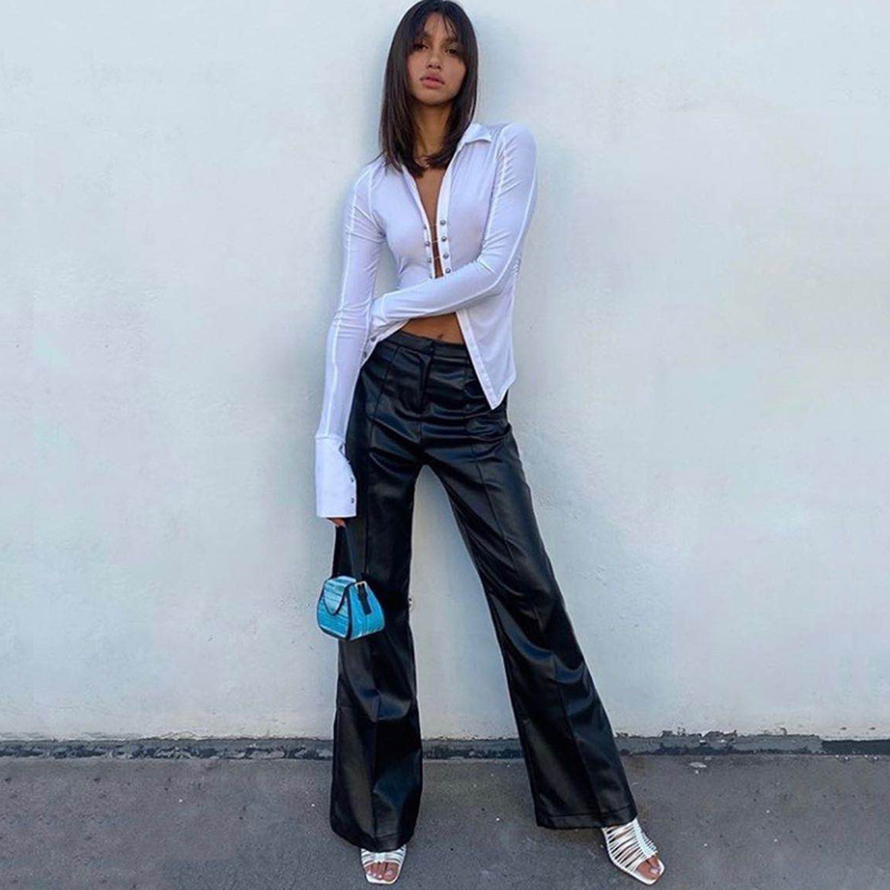 Eco-Friendly High-Waist Straig - Street Fashion Week review and price