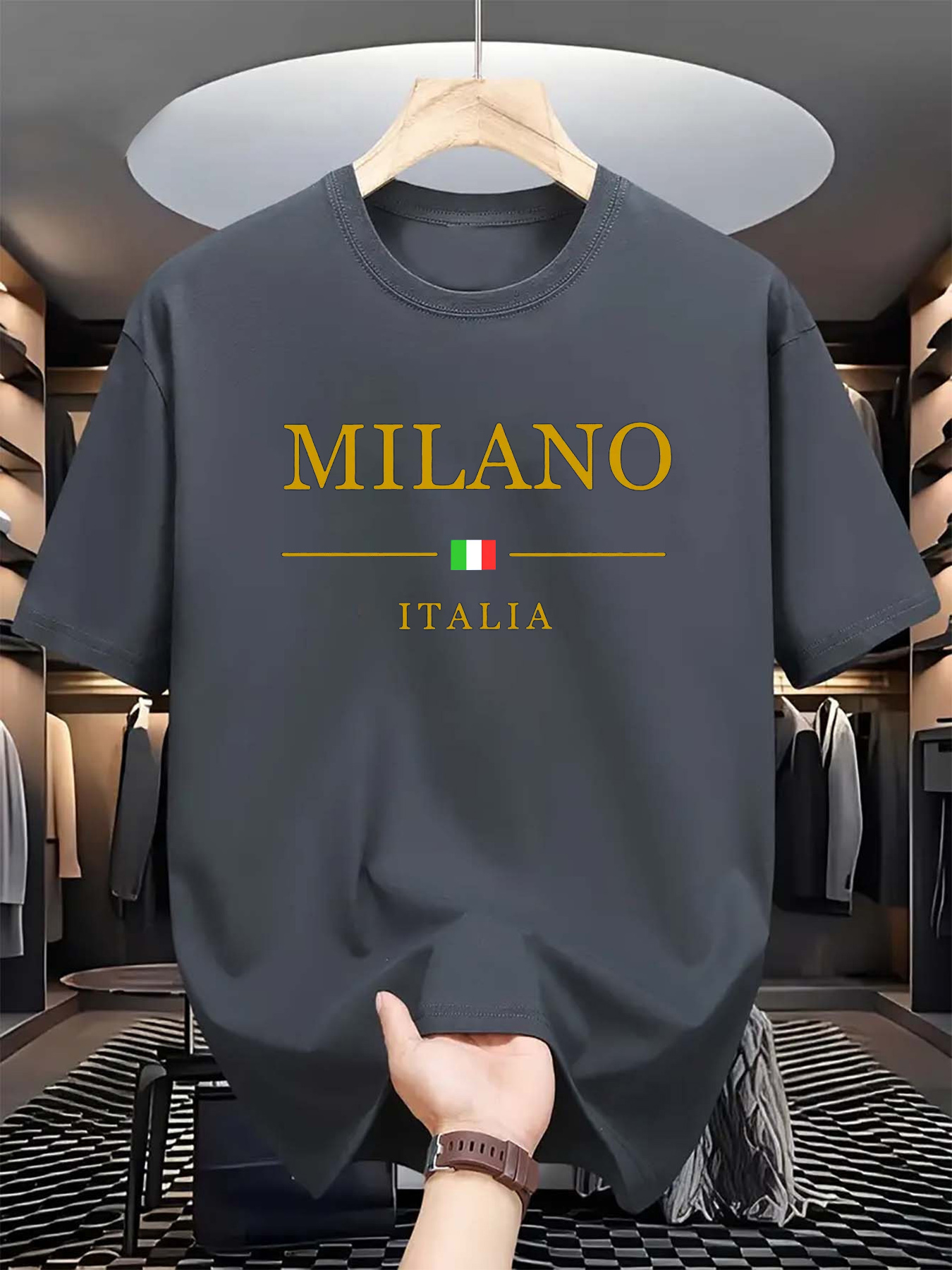 Men's summer 3d printed T-shir - Street Fashion In Milan review and price