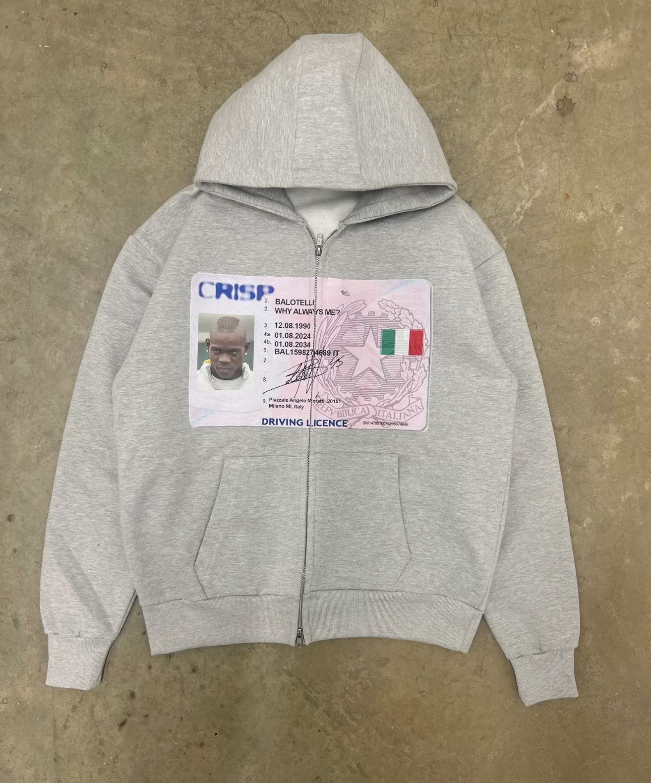 Y2K retro grey zip hoodies fas - Street Fashion In New York review and price