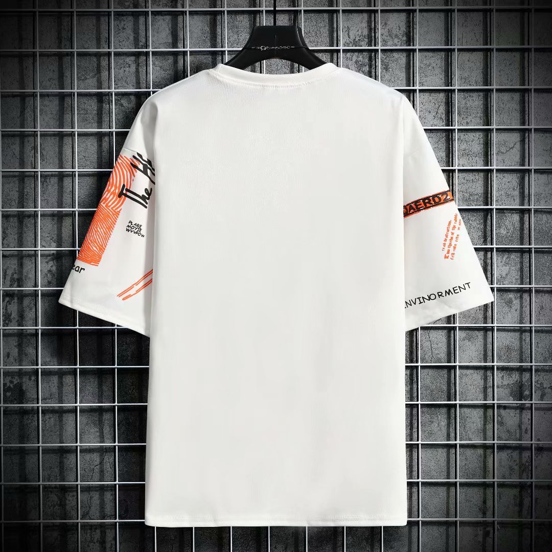 Men Harajuku Graphic Black Sum - Street Fashion Japan Brand review and price