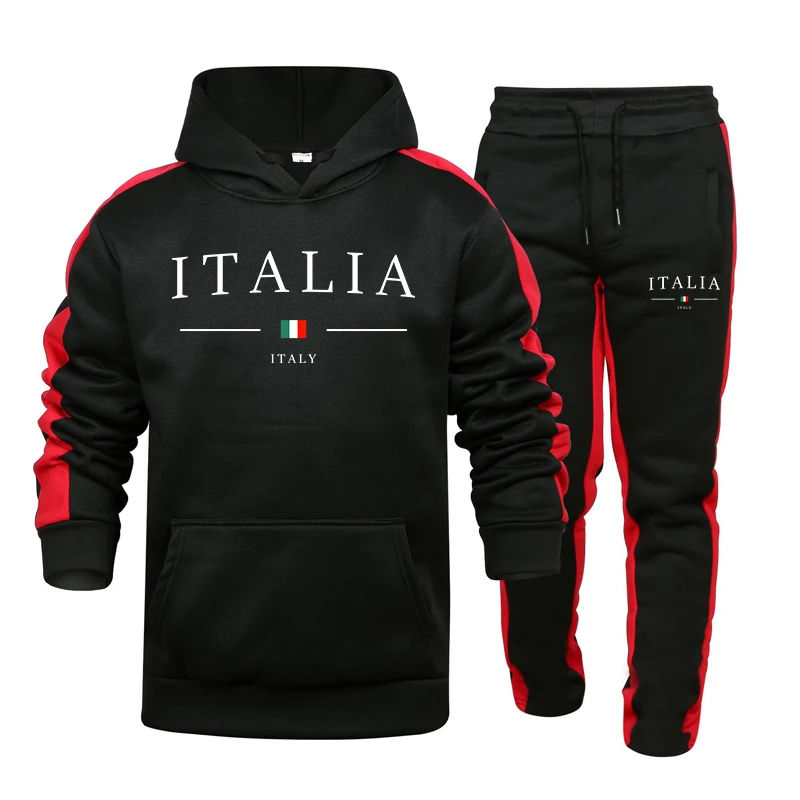 Men's Tracksuit 2 Pcs Sets Fas - Street Fashion In China review and price