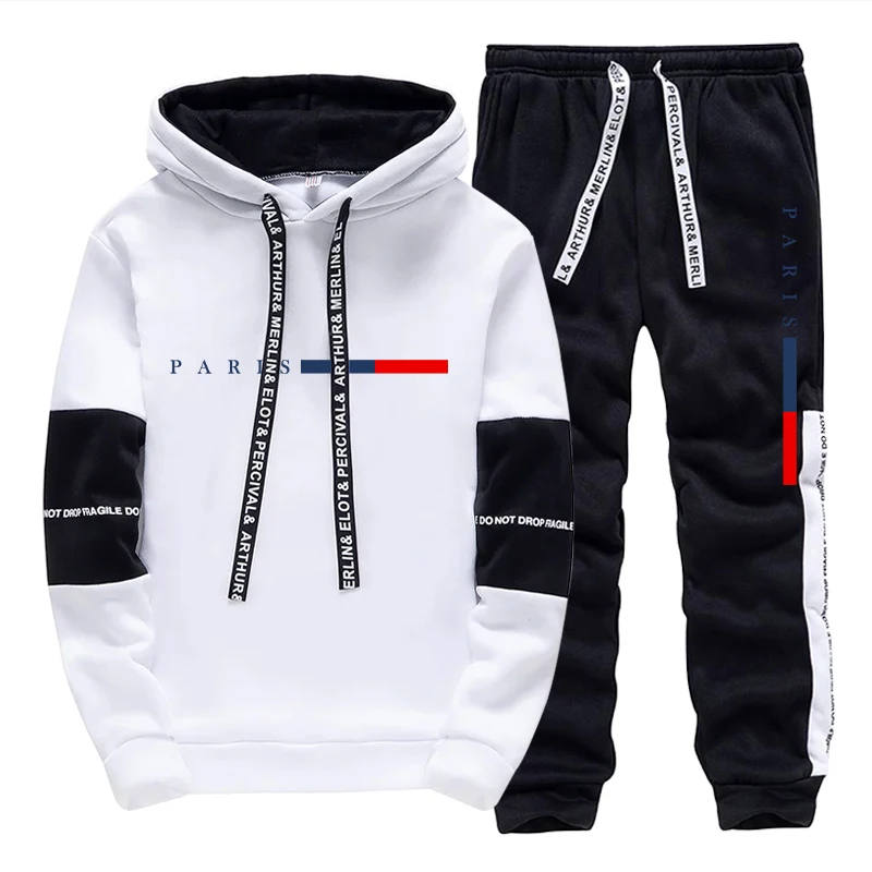 Men's Set/Hoodie/Pants Paris F - Street Fashion In China review and price