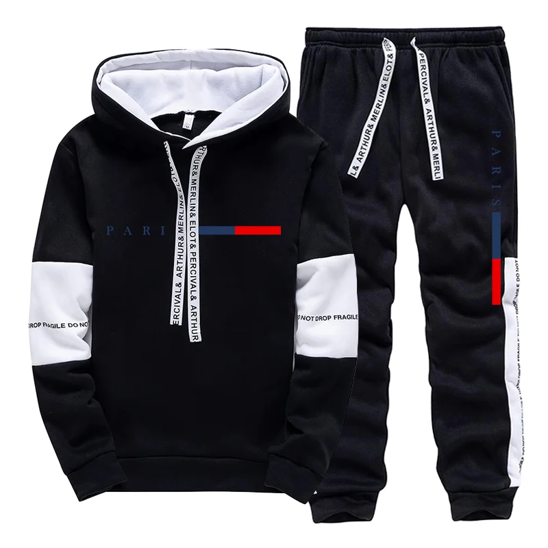 Men's Set/Hoodie/Pants Paris F - Street Fashion In China review and price