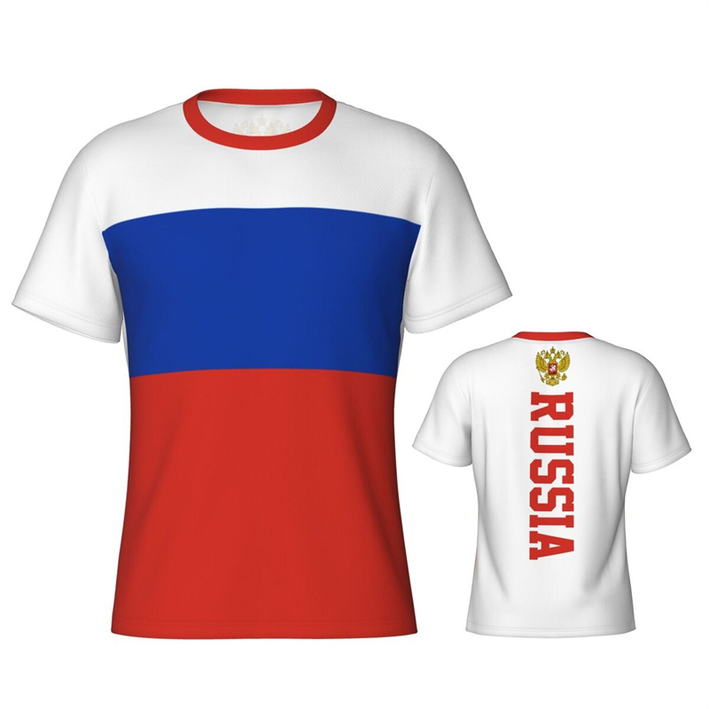 Russian Flag 3D Print T-shirt  - Street Fashion Russia review and price